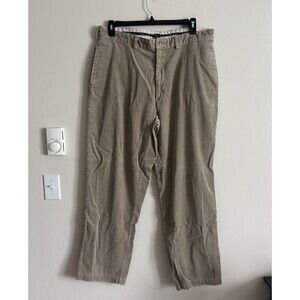 VTG Polo Ralph Lauren Cords Corduroy Khaki Pants Tank 38x32 90s‎ Y2K 2000s 90s